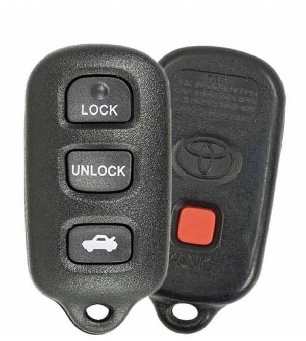 2002-2006 Toyota Camry Solara / 4-Button Keyless Entry Remote / PN: 89742-AA030 / GQ43VT14T