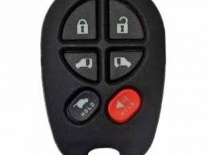 2004-2018 Toyota Sienna / 6-Button Keyless Entry Remote / PN: 89742-AE051 / GQ43VT20T