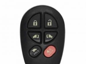 Toyota Sienna 2004-2018 / 6-Button Keyless Entry Remote / GQ43VT20T / (OR-TOY-20T-6)