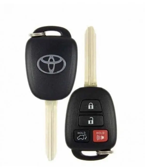 2013-2019 Toyota Rav4 Highlander Sequoia / 4-Button Remote Head Key / GQ4-52T (H-Chip)