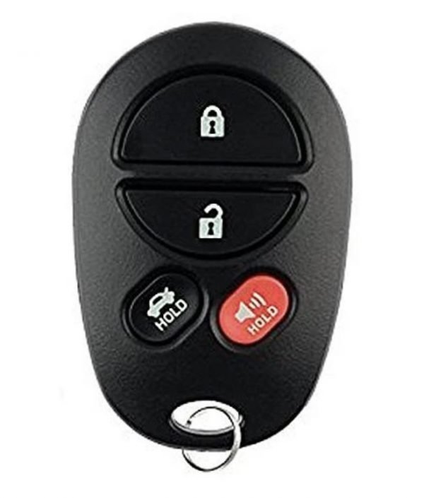 Toyota Avalon / Solara 2004-2008 / 4-Button Keyless Entry Remote / GQ43VT20T / (R-T-20T-4B)