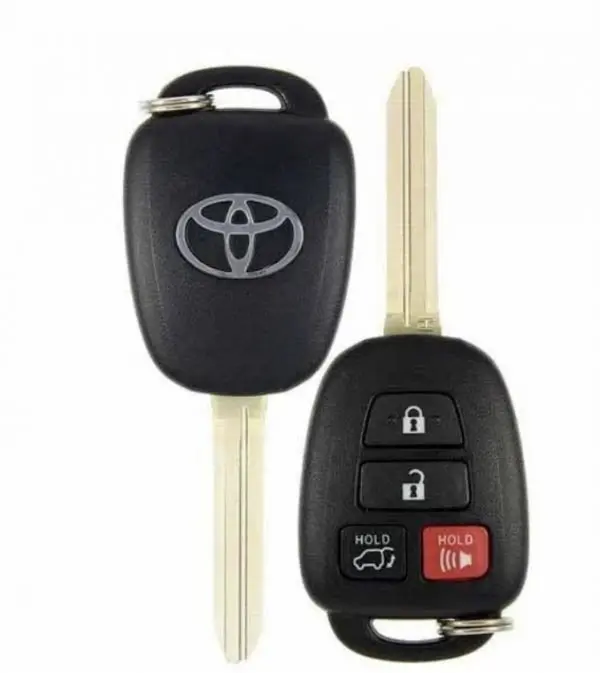 2013-2019 Toyota / 4-Button Remote Head Key / PN: 89070-0R100 / GQ4-52T/ H Chip