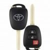 2013-2019 Toyota / 3-Button Remote Head / PN: 89070-0R120 / GQ4-52T (H Chip) (OEM)
