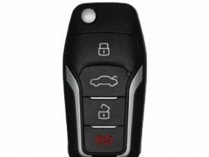 2013-2018 Ford / 4-Button Flip Key / OUCD6000022 (RFK-FD-H94)