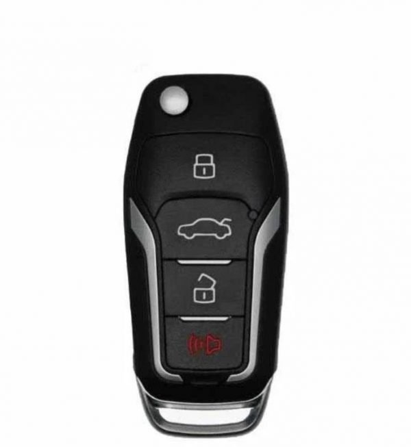 2013-2018 Ford / 4-Button Flip Key / OUCD6000022 (RFK-FD-H94)