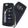 2018 - 2020 Toyota Camry, Corolla / 4-Button Flip Key / PN: 89070-06790 / HYQ12BFB / H Chip