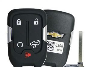 2019- 2020 Chevrolet Silverado / 5-Button Smart Key w/ Tailgate / PN: 13508398 / HYQ1EA (434 Mhz)